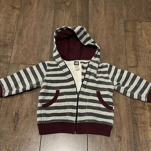 Roots striped hoodie jacket, size 2T